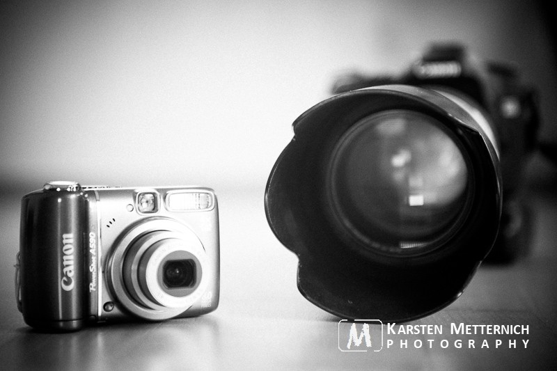 Spiegelreflex vs. Kompaktkamera